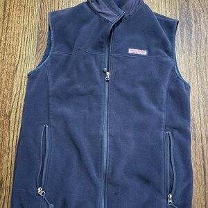 Vineyard Vines Dark Blue Fleece Vest